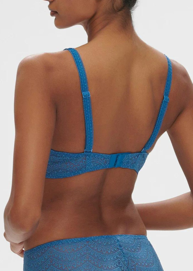 Soutien-gorge Triangle sans Armatures Simone Prle Bleu Myosotis