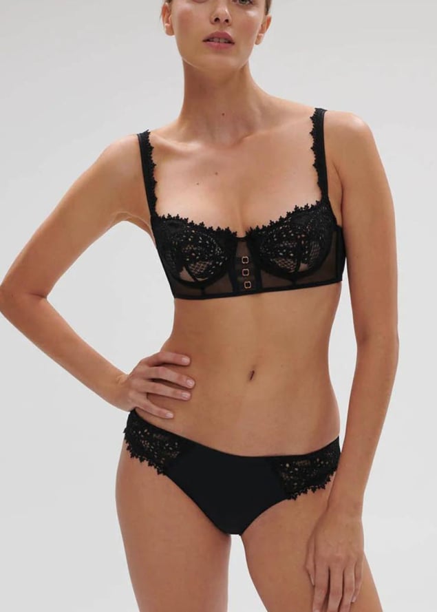 Soutien-gorge Corbeille  Armatures Simone Prle Noir