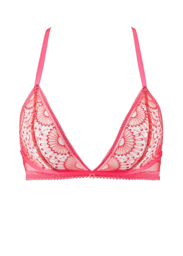 Soutien-gorge triangle sans armatures Aubade Pink Flash