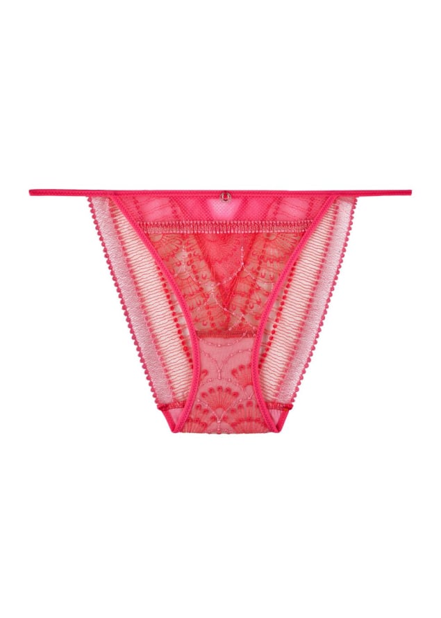 Culotte chancre Mini-coeur Aubade Pink Flash