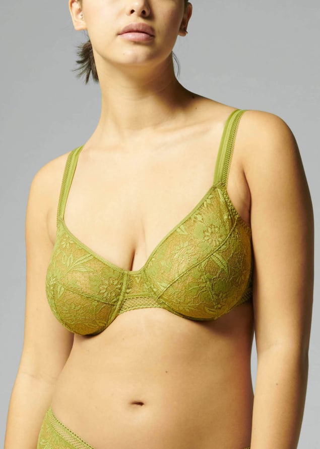 Soutien-gorge avec Armatures Simone Prle Vert Mangrove