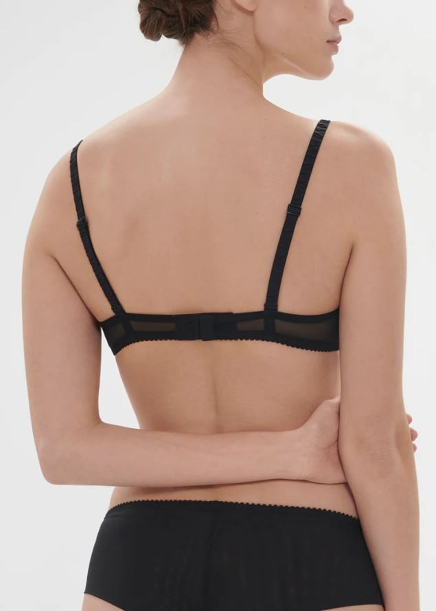 Soutien-gorge avec armature dcollet plongeant Simone Prle