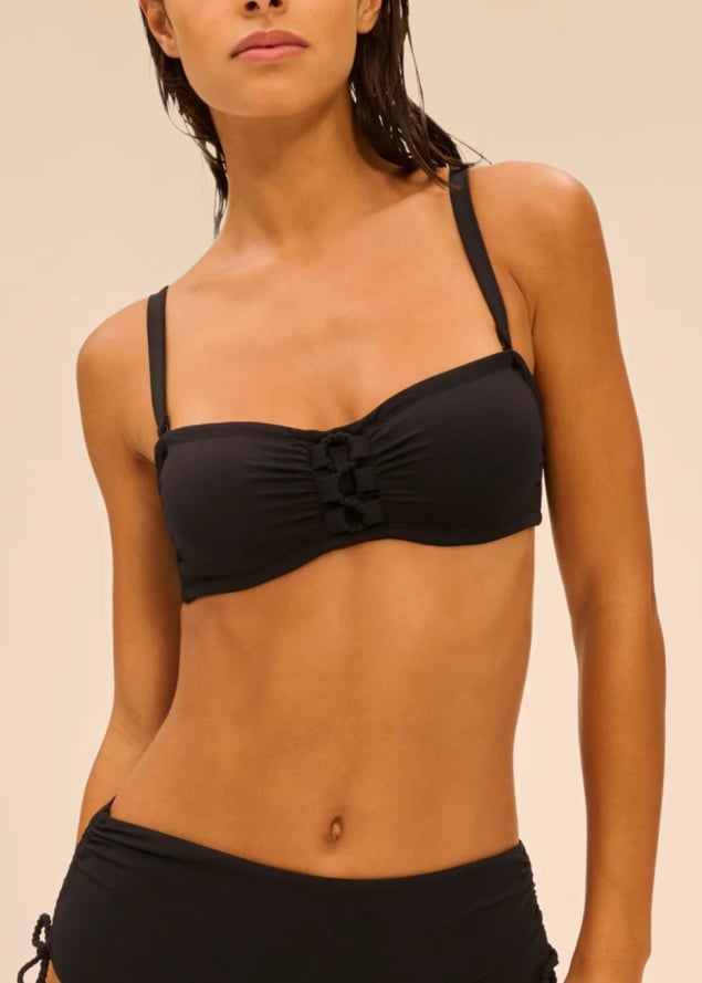 Haut de bikini bandeau rembourr  armatures Maillots de Bain Simone Prle