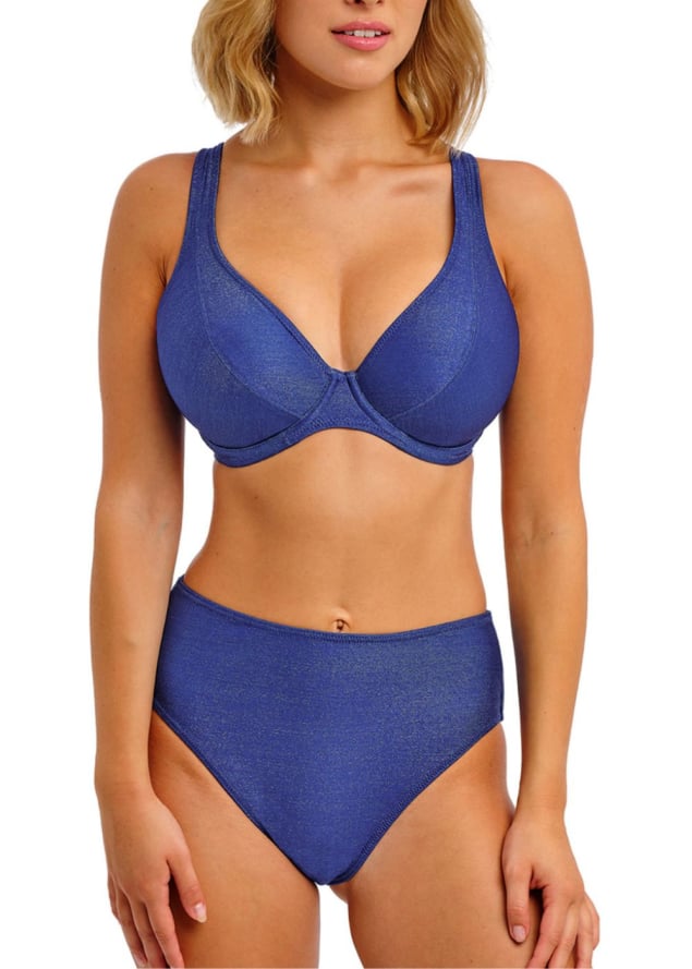 Bas de Bikini Slip Taille Haute Maillots de Bain Freya 