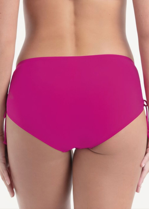 Slip de Bikini Ajustable Maillots de Bain Rosa Faia Anita