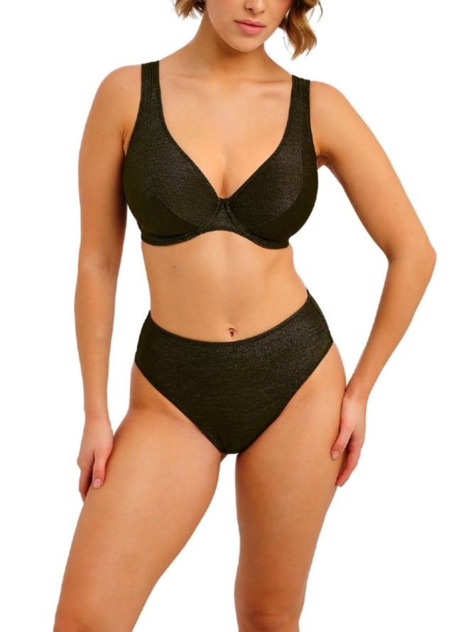 Bas de Bikini Slip Taille Haute Maillots de Bain Freya 