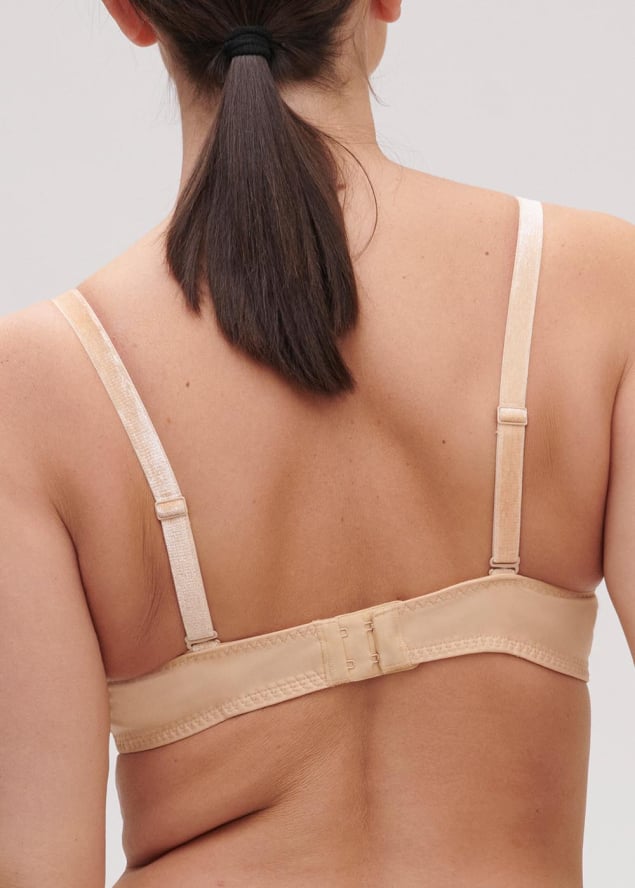 Soutien-gorge triangle sans-armatures Simone Prle Vanille