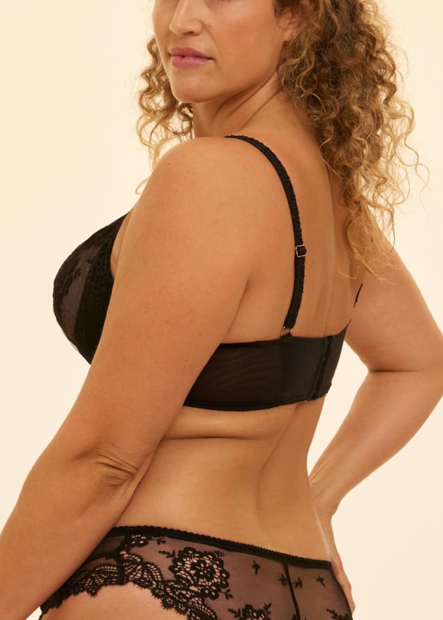 Soutien-gorge plongeant demi-mousse Simone P�r�le