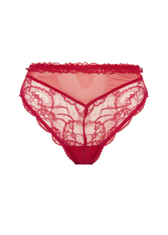 Slip Taille Haute Lise Charmel Rouge Venise