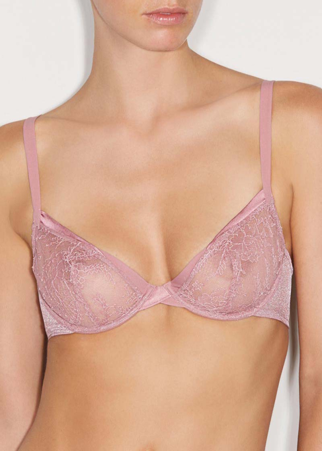 Soutien-gorge Dcollet Profond Andres Sarda Ancien Rose