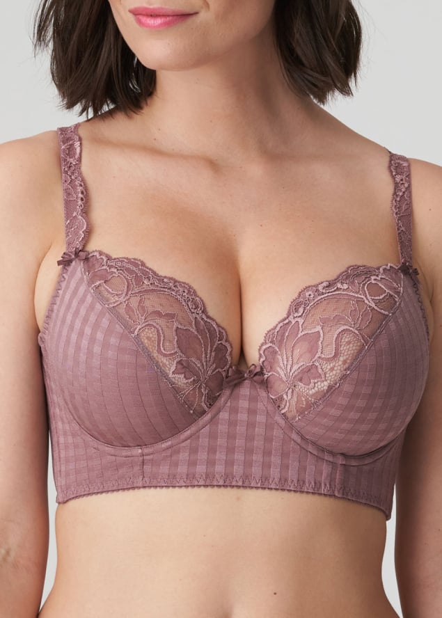 Soutien-gorge Balconnet Dcollet Profond Prima Donna Satin Taupe