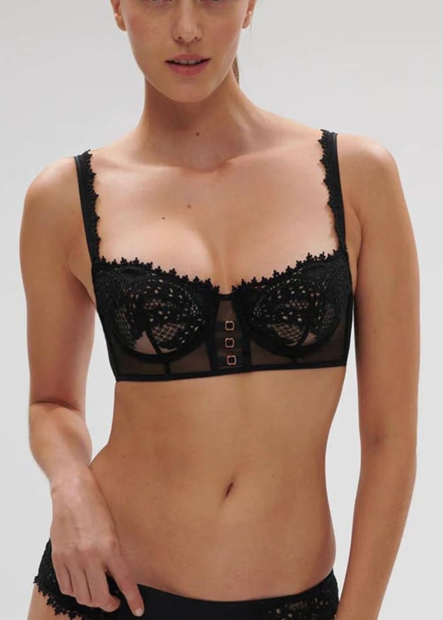 Soutien-gorge Corbeille  Armatures Simone Prle Noir