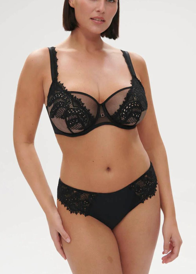 Soutien-gorge Bonnets Profonds  Armatures Simone Prle Noir