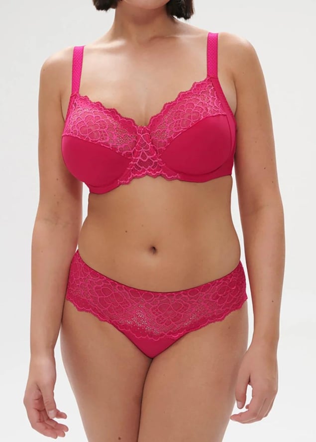 Soutien-gorge Bonnets Profonds avec Armatures Simone Prle Rose Teaberry