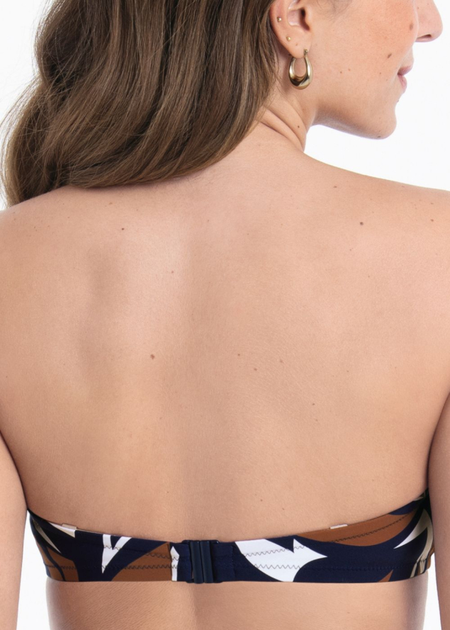 Haut de bikini bandeau � bretelles amovibles Maillots de Bain Rosa Faia Anita