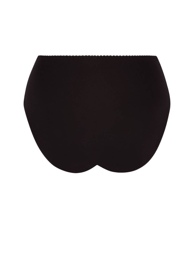 Slip Taille Haute Lise Charmel Noir / Emeraude