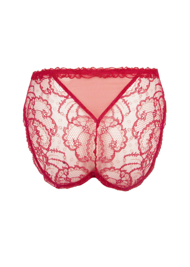 Slip Taille Haute Lise Charmel Rouge Venise