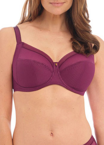 Soutien-gorge Renfort Latral avec Armatures  Fantasie Black Cherry