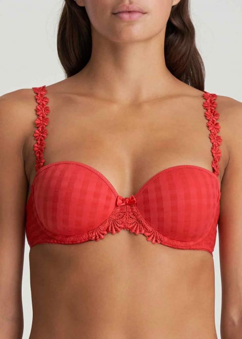 Soutien-gorge Rembourr Bandeau  Armatures  Marie-Jo Scarlet