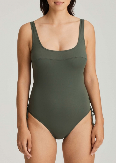 Maillot De Bain 1 Pice Ficelles Maillots de Bain Prima Donna Swim Dark Olive