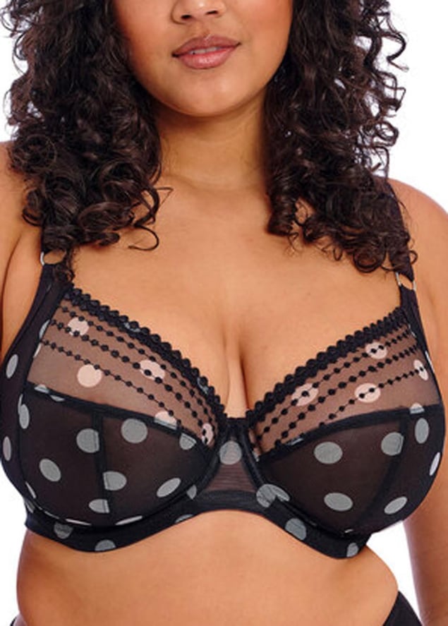 Soutien-gorge Plunge  Armatures Elomi Black Dot