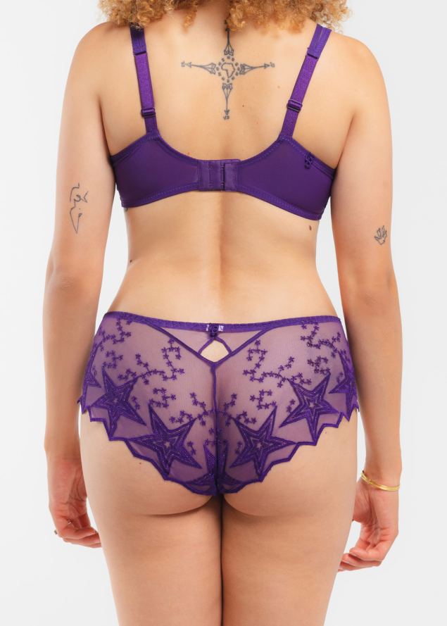 Soutien-gorge Foulard avec Amartures Louisa Bracq Violet