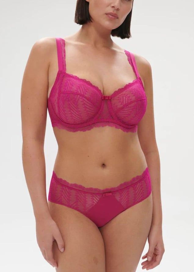 Soutien-gorge Embotant  Armatures Simone Prle Rose Hibiscus