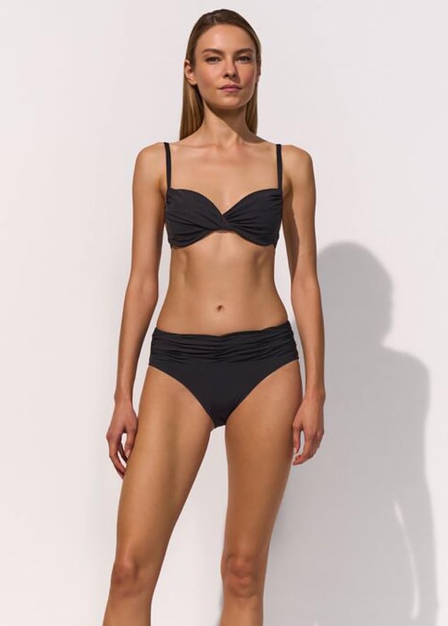 Bas de bikini taille basse � fronces Maillots de Bain Maryan Mehlhorn