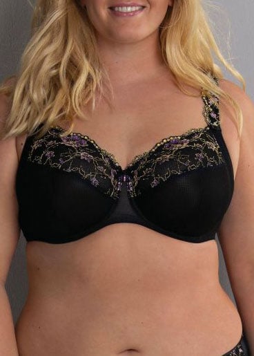 Soutien-gorge  Armatures Bonnets Profonds Rosa Faia d'Anita Noir