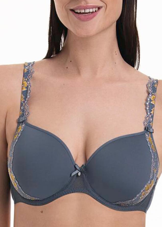 Soutien-gorge  armatures coques spacer Rosa Faia d'Anita Gris Obscur