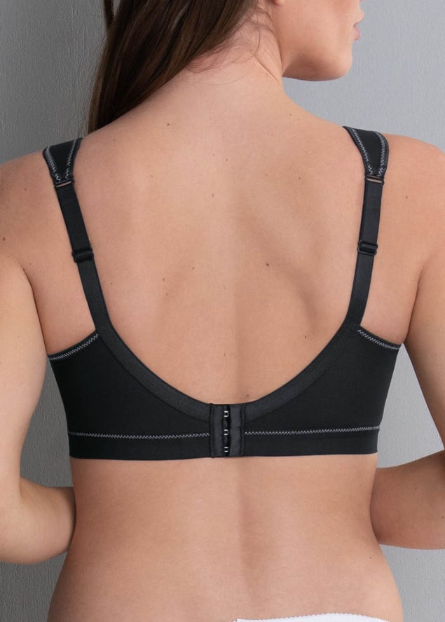 Soutien-gorge de Sport pour Prothses avec Fermeture  l'Arrire Anita Care  Noir