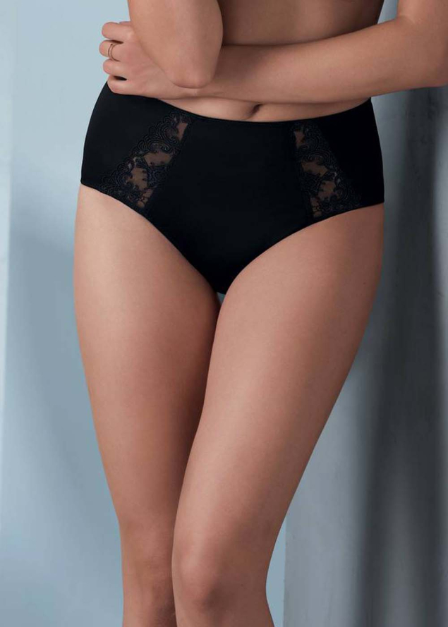 Culotte Taille Haute Rosa Faia d'Anita Noir