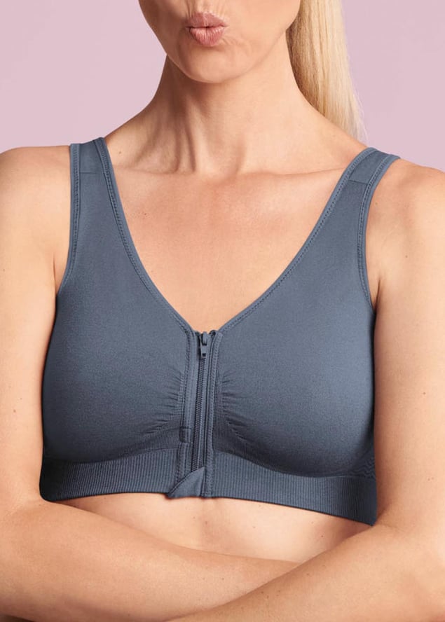 Soutien-gorge pour Prothses avec Fermeture  l'Avant Anita Care  Gris Obscur