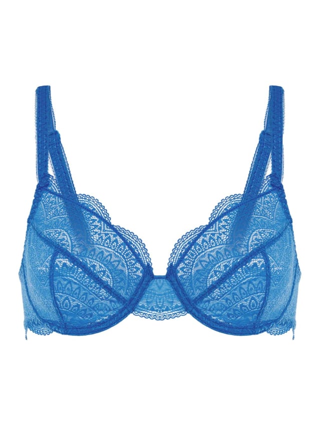 Soutien-gorge Emboitant avec Armatures Simone Prle Bleu Myosotis