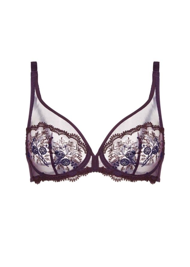 Soutien-gorge avec armature dcollet plongeant Simone Prle