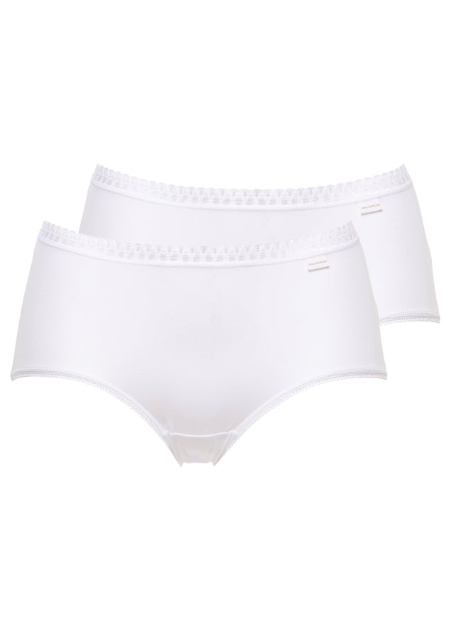 Lot de 2 slips - Midi Sans Complexe Blanc