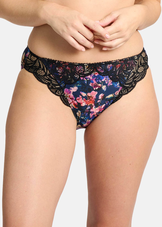 Slip Sans Complexe Imprim Fleurs d\'Hiver