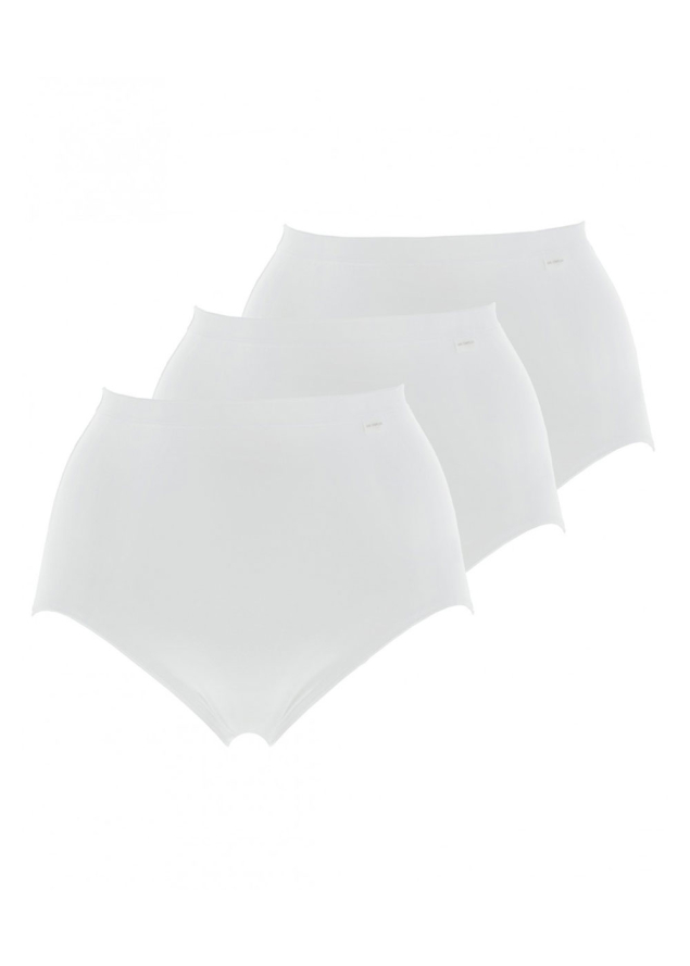 Lot de 3 Culottes Bio Sans Complexe Blanc