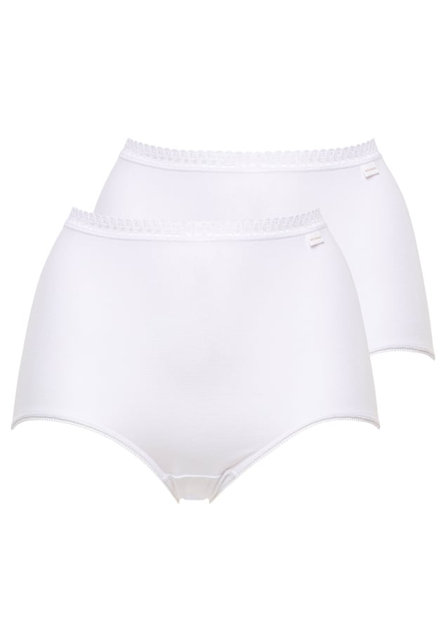 Lot de 2 slips - Maxi Sans Complexe Blanc