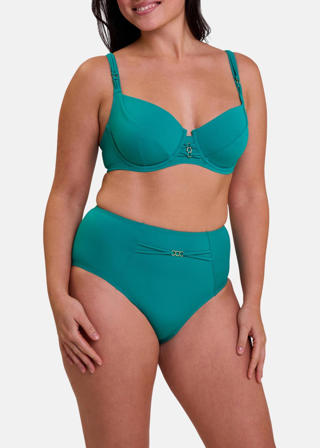 Bas de Bikini Taille Haute Maillots de Bain Sans Complexe