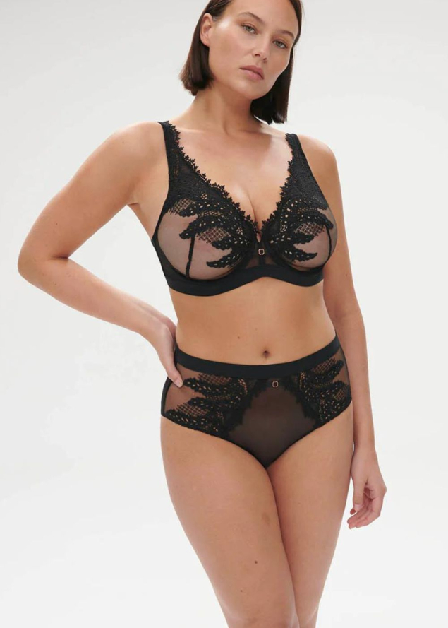 Soutien-gorge Triangle  Armatures Simone Prle Noir