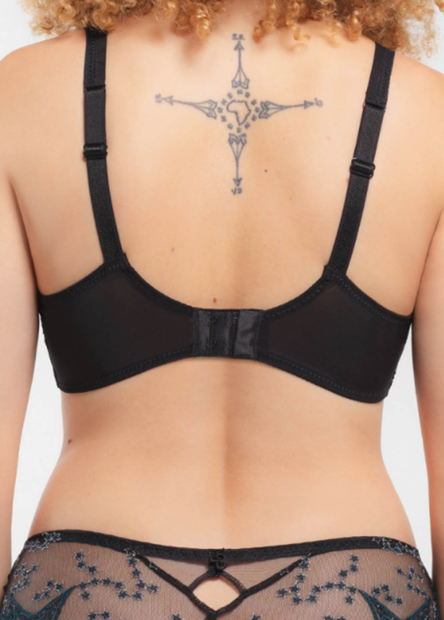 Soutien-gorge Foulard avec Amartures Louisa Bracq Noir