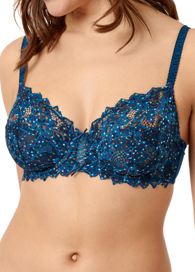 Soutien-gorge Classique Sans Complexe Imprime Bleu Poseidon