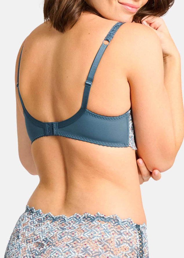 Soutien-gorge Classique Sans Complexe Imprim Graphique Bleu Orion