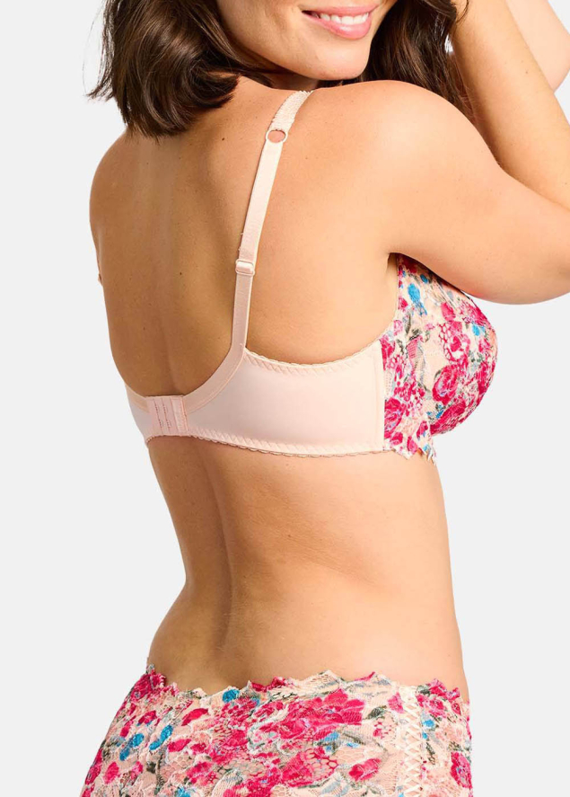 Soutien-gorge Classique Sans Complexe Imprim Floral Pastel