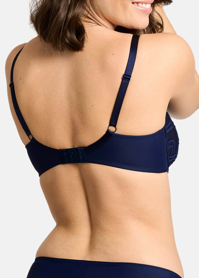 Soutien-gorge Classique  Armatures Sans Complexe Bleu Marine