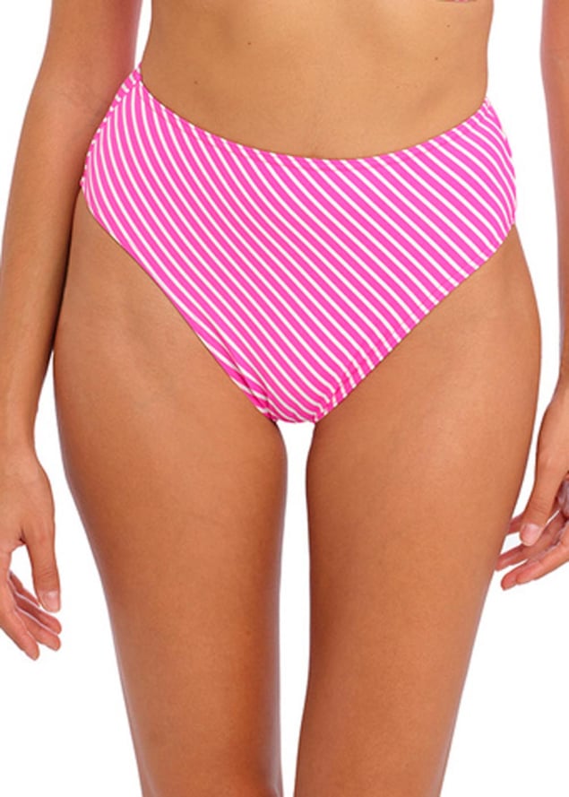 Bikini Culotte Taille Haute Maillots de Bain Freya  Stripe Raspberry