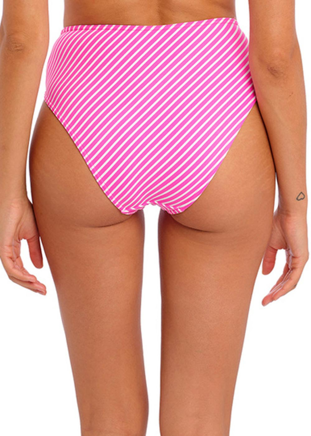 Bikini Culotte Taille Haute Maillots de Bain Freya  Stripe Raspberry