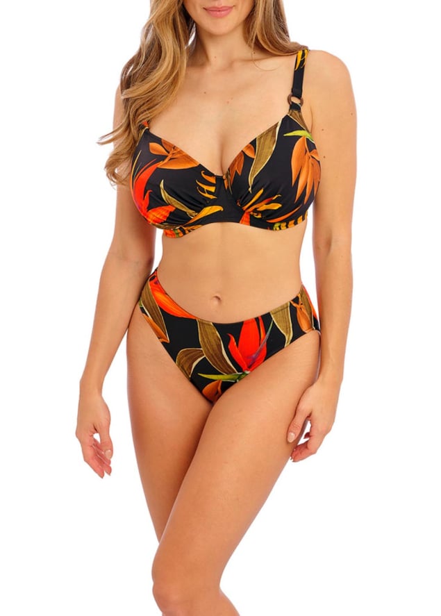 Bas de bikini taille semi-haute Maillots de Bain Fantasie  Black