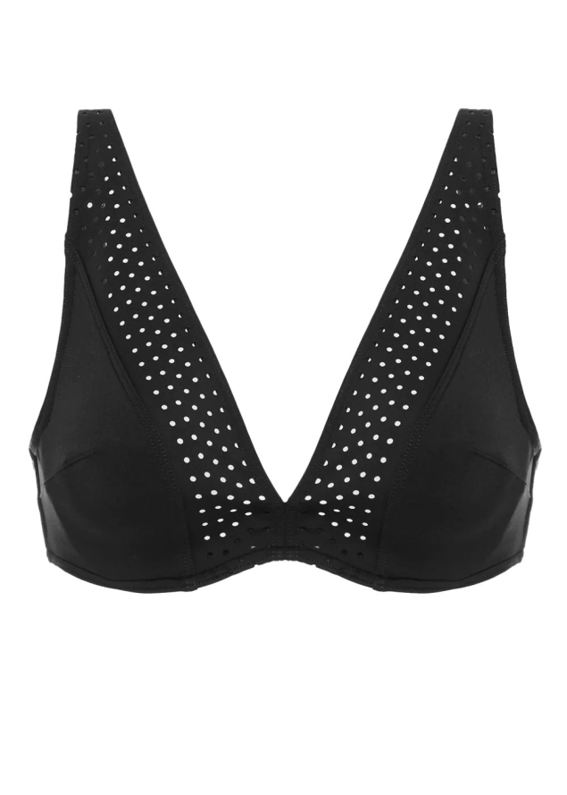 Haut de maillot de bain triangle avec armatures Maillots de Bain Simone Prle Noir